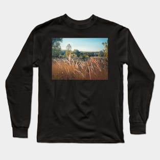 foxtail reed swaying in the wind Long Sleeve T-Shirt